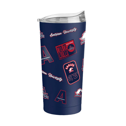 American University 20oz Dreamweave Powder Coat Tumbler - Logo Brands - Flyclothing LLC
