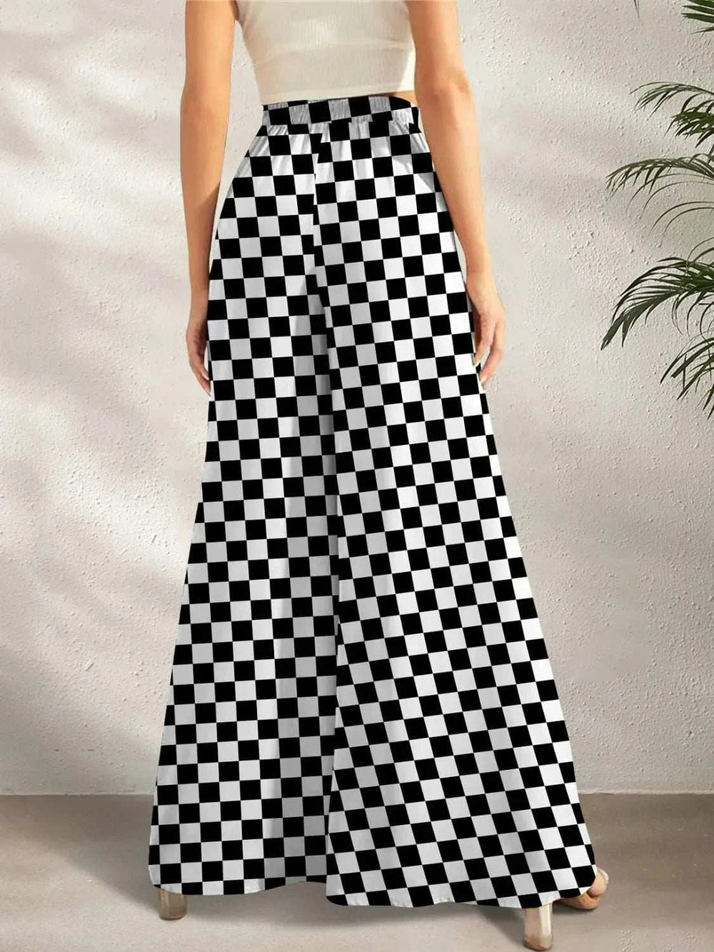 Printed Wide Leg Pants - Trendsi - Flyclothing LLC