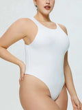 Full Size Round Neck Wide Strap Bodysuit - Trendsi - Flyclothing LLC