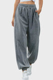 Elastic Waist Joggers with Pockets - Trendsi - Flyclothing LLC