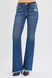 RISEN High Rise Flare Jeans - Trendsi - Flyclothing LLC