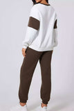 Drop Shoulder Loose Sweatshirt and Joggers Active Set - Trendsi - Flyclothing LLC