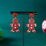 Christmas Acrylic Dangle Earrings - Trendsi - Flyclothing LLC