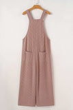 Corded Adjustable Straps Wide Leg Loose Overalls - Trendsi - Flyclothing LLC