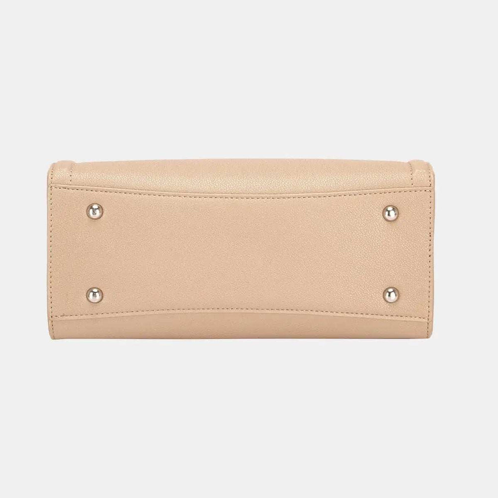 David Jones PU Leather Handbag - Trendsi - Flyclothing LLC