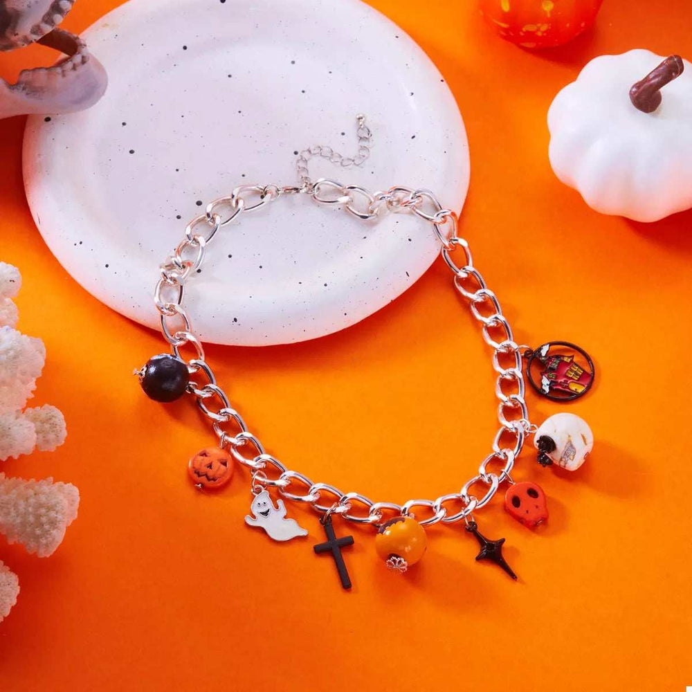 Halloween Charm Chain Necklace - Trendsi - Flyclothing LLC