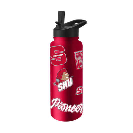 Sacred Heart 34oz Dreamweave Quencher Bottle - Logo Brands - Flyclothing LLC