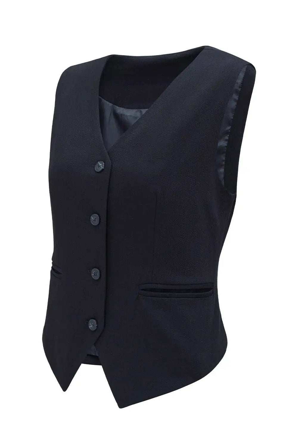 Pocketed Button Up Vest - Trendsi - Flyclothing LLC