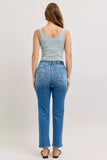 Judy Blue High-Waisted Straight-Leg Jeans - Trendsi - Flyclothing LLC