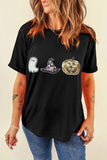 Sequin Round Neck Short Sleeve T-Shirt - Trendsi - Flyclothing LLC