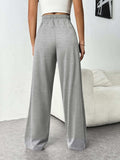 Drawstring Wide Leg Pants with Pockets - Trendsi - Flyclothing LLC