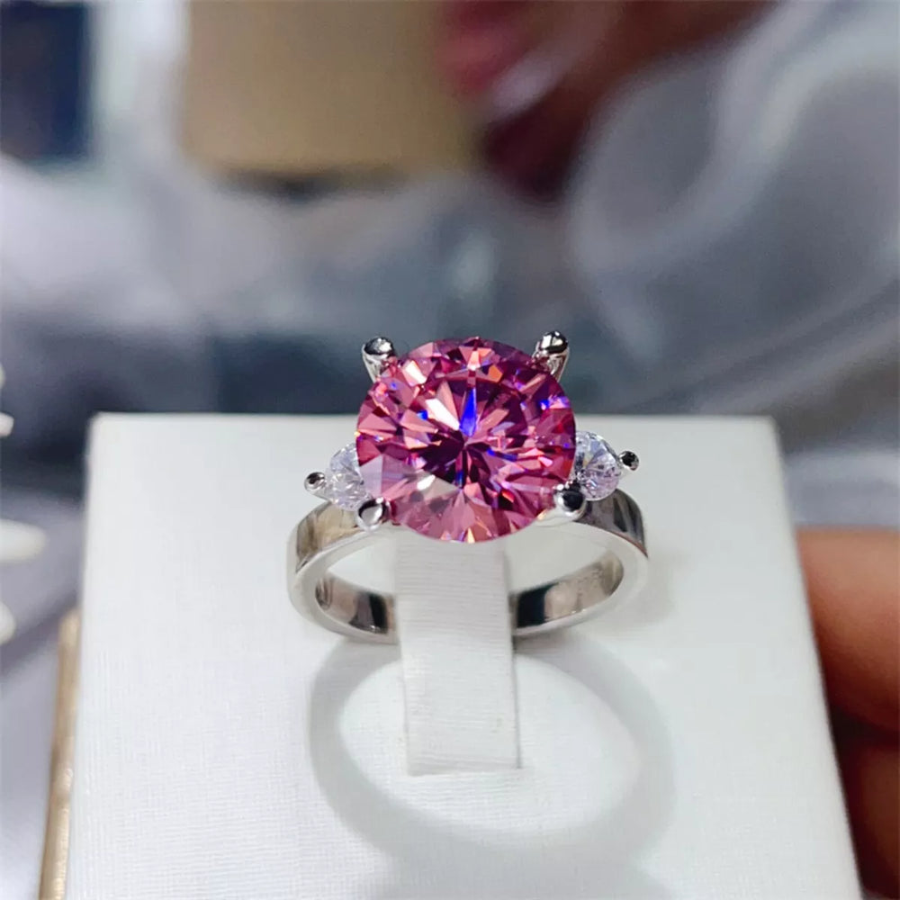 5 Carat Moissanite 925 Sterling Silver Ring - Trendsi - Flyclothing LLC