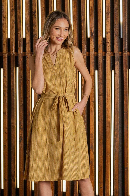 Sew In Love Full Size Printed Sleeveless Dress with Side Pockets - Trendsi - Flyclothing LLC