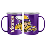 Minnesota Vikings 15oz Hype Stainless Mug - Logo Brands - Flyclothing LLC