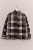 HYFVE Plaid Button Up Boucle Jacket - Trendsi - Flyclothing LLC