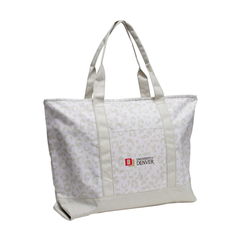 Denver Leopard Pattern Tote - Logo Brands - Flyclothing LLC