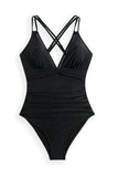 Double Spaghetti Strap One-Piece Swimwear - Trendsi - Flyclothing LLC