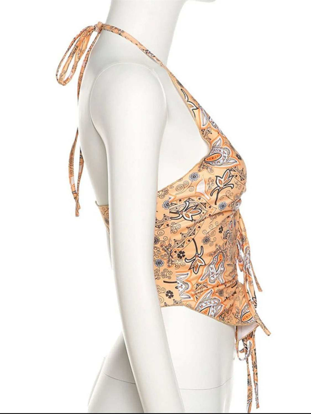 Printed Halter Neck Cami - Trendsi - Flyclothing LLC