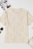 MAMA Letter Graphic Leopard Round Neck T-Shirt - Trendsi - Flyclothing LLC