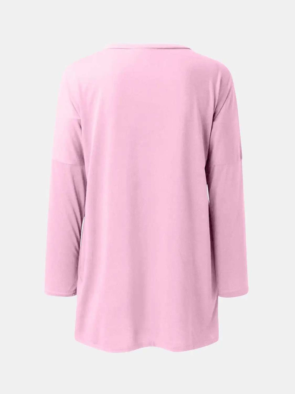 Full Size Round Neck Long Sleeve T-Shirt - Trendsi - Flyclothing LLC