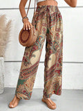 Printed Wide Leg Pants - Trendsi - Flyclothing LLC