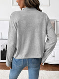 Button-Front Long Sleeve Cardigan - Trendsi - Flyclothing LLC