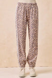 BiBi Side Lines Leopard Track Pants - Trendsi - Flyclothing LLC