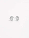 925 Sterling Silver Zircon Star Stud Earrings - Trendsi - Flyclothing LLC