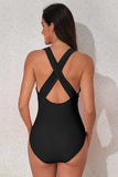 Crisscross Wide Strap One-Piece Swimwear - Trendsi - Flyclothing LLC