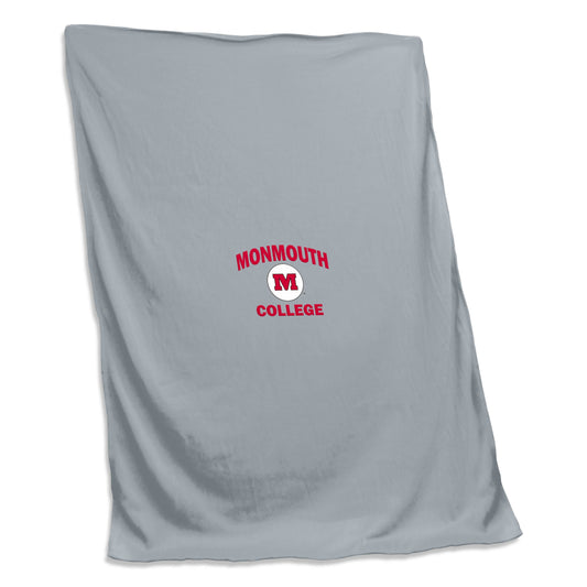 Monmouth College Screened Sweatshirt Blanket - Logo Brands - Flyclothing LLC