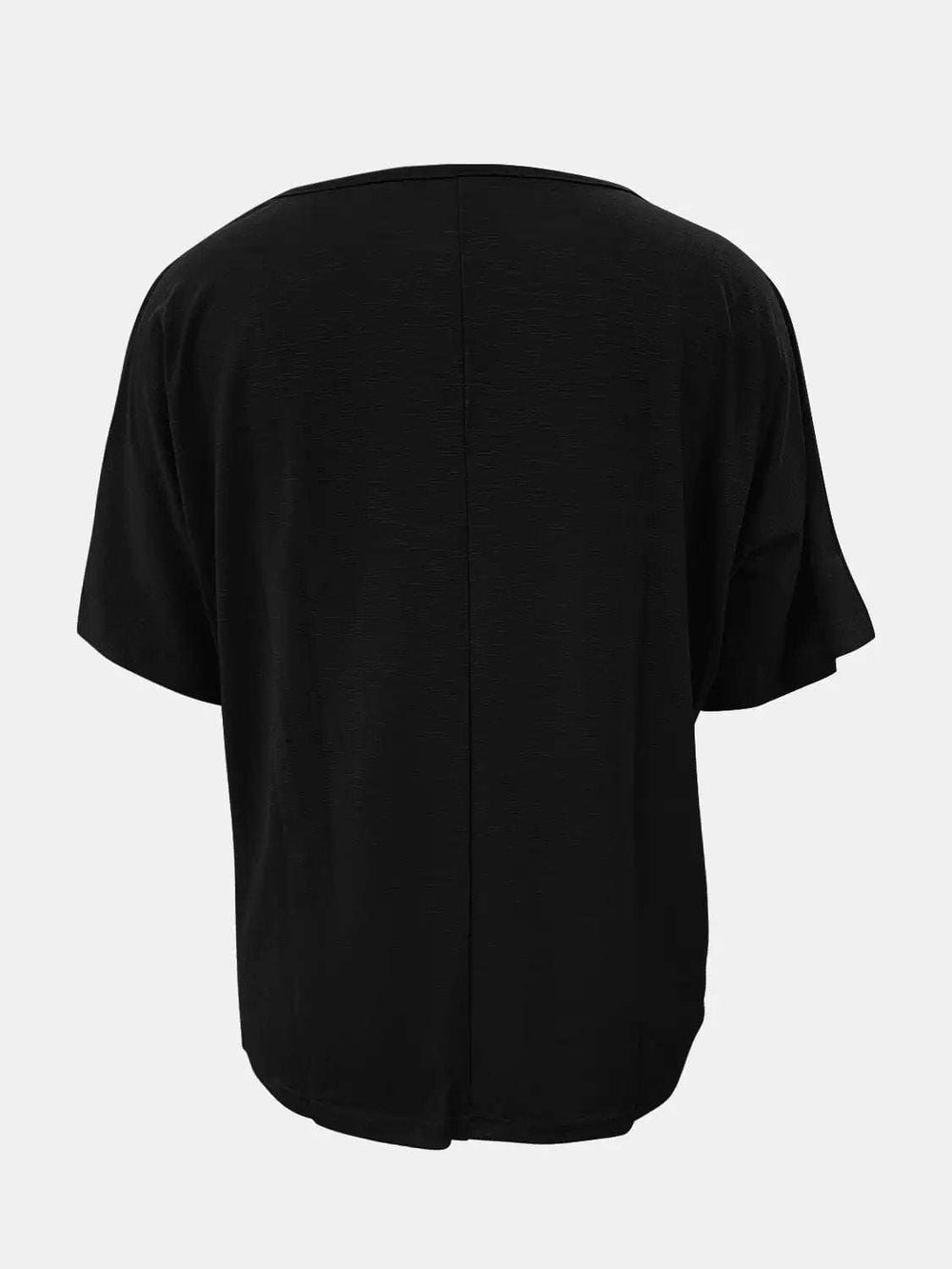 Full Size Scoop Neck Short Sleeve T-Shirt - Trendsi - Flyclothing LLC