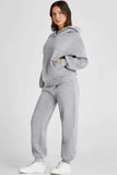 Dropped Shoulder Long Sleeve Hoodie and Pants Active Set - Trendsi - Flyclothing LLC