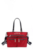 Nicole Lee USA Multi-Compartment Convertible Tote Bag - Trendsi - Flyclothing LLC