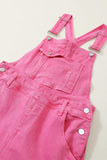 Distressed Pocketed Wide Strap Denim Overalls - Trendsi - Flyclothing LLC