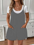 Full Size Scoop Neck Spaghetti Strap Overalls Plus Size - Trendsi - Flyclothing LLC