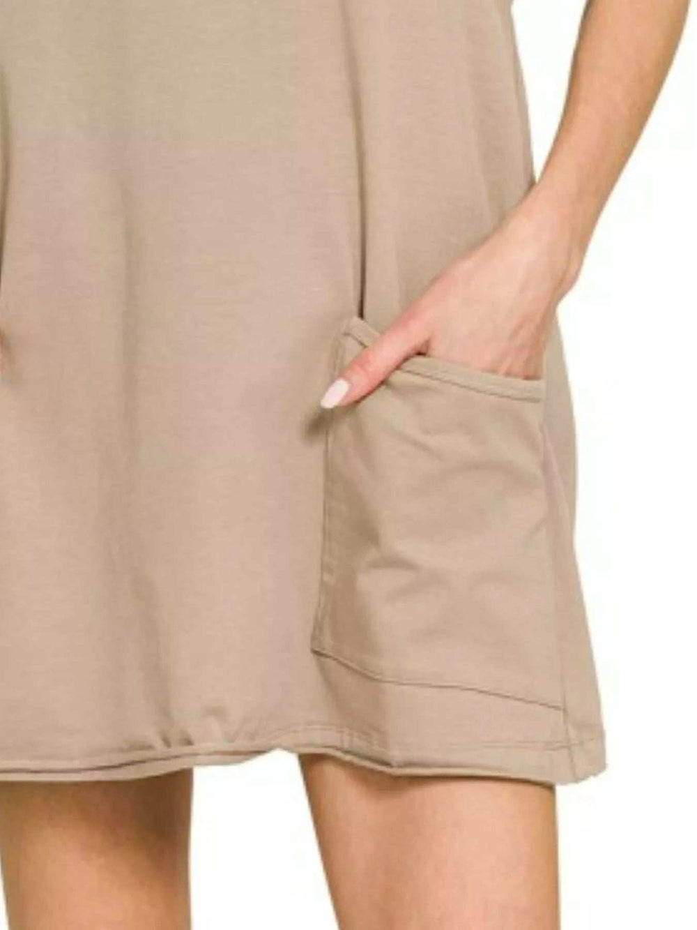 Zenana Cami Mini Dress with Built-in Romper Liner - Trendsi - Flyclothing LLC