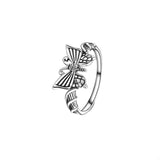 925 Sterling Silver Butterfly Ring - Trendsi - Flyclothing LLC