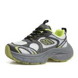 Letter Lace-Up Round Toe Athletic Shoes - Trendsi - Flyclothing LLC