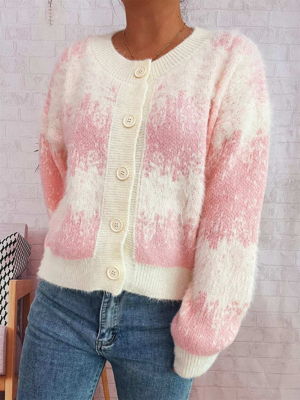 Ribbed Hem Button Up Cardigan - Trendsi - Flyclothing LLC