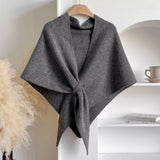 Knitted Solid Color Scarf Shawl - Trendsi - Flyclothing LLC