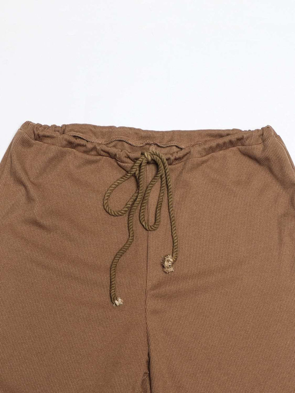 Collared Neck Long Sleeve Top and Drawstring Pants Set - Trendsi - Flyclothing LLC