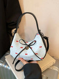Printed Bow Shoulder Bag - Trendsi - Flyclothing LLC