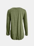 Full Size Reindeer Round Neck Long Sleeve T-Shirt - Trendsi - Flyclothing LLC