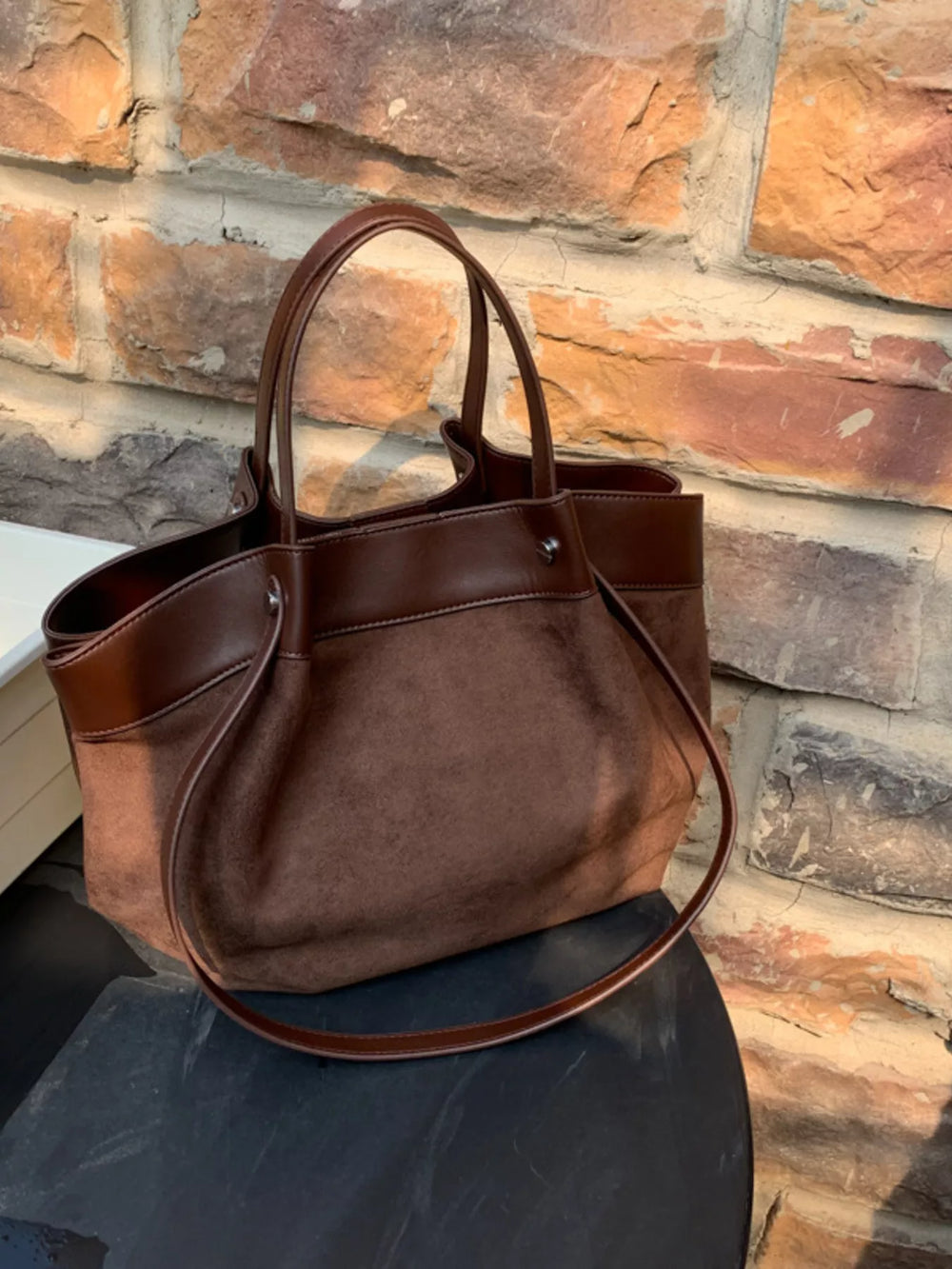 Lightweight Classic Color Tote Bag - Trendsi - Flyclothing LLC