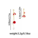 18K Gold-Plated Christmas Bell Earrings - Trendsi - Flyclothing LLC