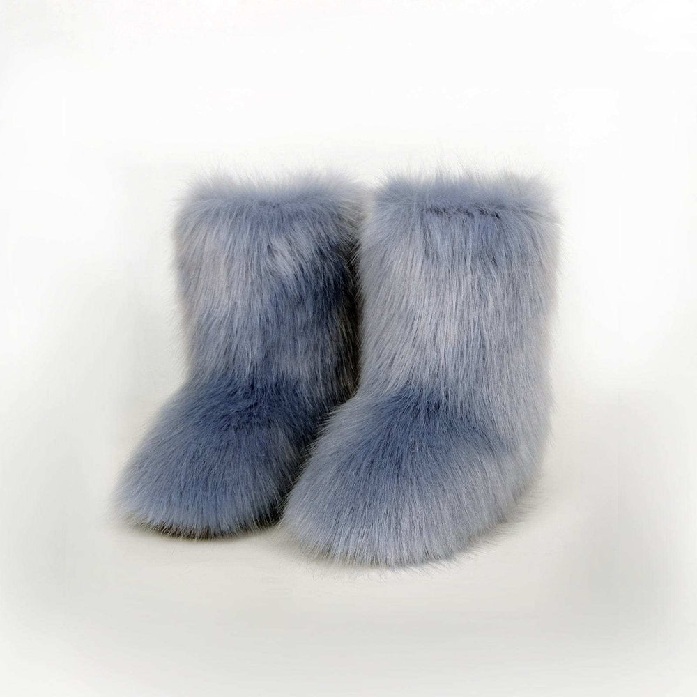 Thermal Fuzzy Platform Boots - Trendsi - Flyclothing LLC