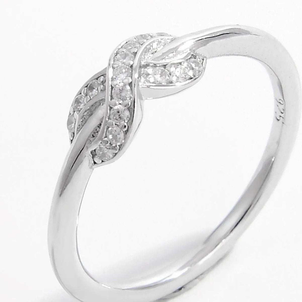 925 Sterling Silver Zircon Geometric Ring - Trendsi - Flyclothing LLC