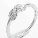 925 Sterling Silver Zircon Geometric Ring - Trendsi - Flyclothing LLC