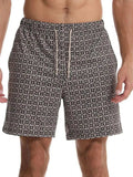 Men's Drawstring Printed Shorts with Pockets - Trendsi - Flyclothing LLC