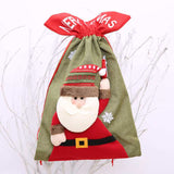Drawstring Christmas Gift Bag - Trendsi - Flyclothing LLC